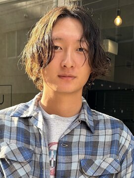 コク 千葉駅西口(COQU) メンズミディアム×スパイラルパーマ【木村優希】