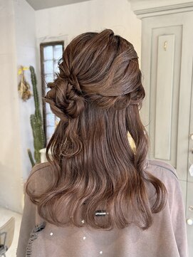 くるみちゃんヘアアレンジヘアセット推し活ライブ前ヘアメイク