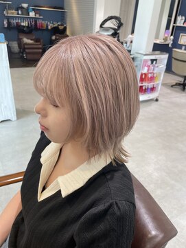 オシャマ ヘアー サンク 二川店(Oshama hair CinQ5) ホワイトベージュ