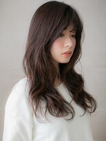 カバーヘア ブリス 北浦和(COVER HAIR bliss)&nbsp;ダークグレー韓国巻きヨシンモリ抜け感ロングX北浦和30代40代