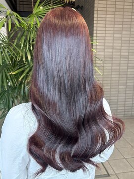 ディスイズ(thisis) 【thisis】ブリーチなしレッド　韓国風/レイヤーカット