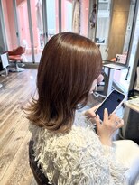 ビルズノア バイ ヤスオカ(BUILDS NOAH BY YASUOKA)&nbsp;ピンクブラウン/暖色/艶カラー/髪質改善カラー