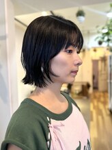 リョク ヘア ネイルアンドアイラッシュ(RYOKU Hair,Nail&Eyelash) フェイスレイヤー×ボブ