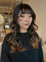マッシュ チャヤマチ(MASHU chayamachi) 柔らかい透明感カラー/ブリーチなし/オリーブブラウン/大阪梅田