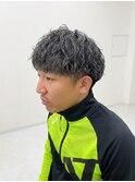 大人男性波巻きツイスパメンズパーマ波ウェーブサーフカール