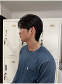 刈り上げないセンターパート