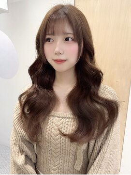 ローウェ 渋谷(Louwe) 透明感たっぷりココアベージュ＊misaki＊