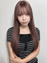 エル セルカ 高田馬場(el CERCA) ピンクベージュ×うるサラストレート