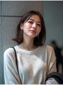 透明感ブラウン大人ショート【新越谷/髪質改善】