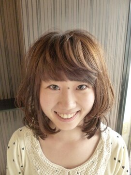 レイシー 名谷店(RASIE) ミルクティカラー☆ゆるふわミディアム・ロング