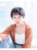 ネオリーブアイム 横浜西口店(Neolive aim)&nbsp;ネイビーアッシュショート