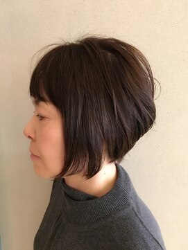 ロンド 銀座(Lond) トップふっくらショートボブ　担当　川瀬賢翁