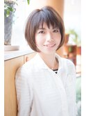 大人かわいいショートボブ
