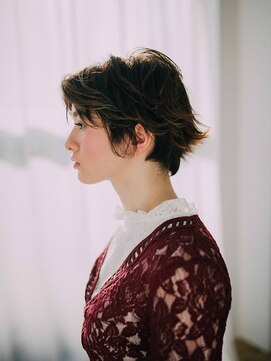 プロデュース 古淵店(Produce) センター分けウェービーショート