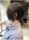 横顔美人ショート/イルミナカラー/大人ショートヘア/ハイライト
