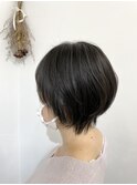 縮毛矯正×くびれショート　@1101_hairstyle●057●