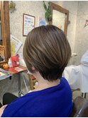 白髪ぼかしのハイライト