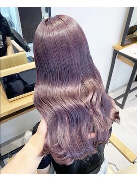 ヘアーテラス エム(hair terrace M) 韓国風透明感ラベンダー