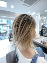 ブラウン(Brown)&nbsp;大人バレイヤージュ★大人ミルクブロンドカラー