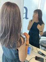 エアー 青山(AIR)&nbsp;透明感グレージュ/ナチュラルレイヤー/10代.20代.30代