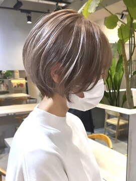 サンクプロジェクト(cinq PROJECT) ミルクティーベージュダブルカラーケアブリーチハイライト