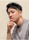 爽やかカジュアルツーブロック×ビジネスメンズショート