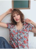 コテいらず。大きく揺れるエアリーパーマ　ふんわり　モテ