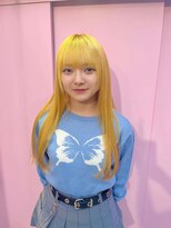 ワンズクロエ 原宿店(ONE's Chloe)&nbsp;黒髪/前髪パーマ/グレーベージュ/レイヤーロング/ダブルカラー