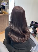 ブリーチなしココアラベンダー