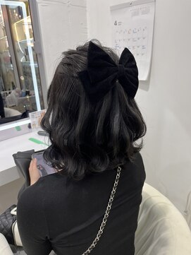 ヘイルジューシー(hail JUICY) シンプルハーフアップ