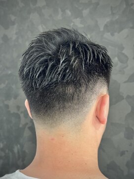 ヒロギンザ 大阪本店(HIRO GINZA) 七三フェード