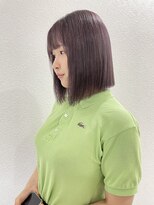 シエル フクオカ(CIEL FUKUOKA)&nbsp;切りっぱなしbob × lavender color