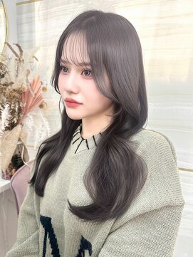 エルバイラビス 大宮(elu by lovis) 《高瀬寛菜》くびれhair/艶カラー/ダークグレージュ/韓国/大宮