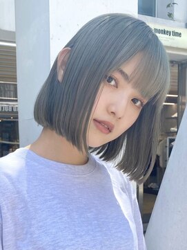 テクネ 天神大名(techne) 天神大名今泉ショートヘア顔周りレイヤーボブくびれショートボブ