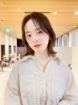 クィーンズガーデンバイケーツーギンザ(QUEEN’S GARDEN by K two GINZA)&nbsp;透明感カラー/モカブラウン/ミディアムレイヤー