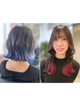カラーリスト在籍♪裾カラー/フェイスフレーミング/グラデーション,トレンドのデザインカラーならお任せ♪