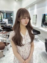15205ブリーチ＆ダブルカラーレイヤーラベンダーグレーパープル