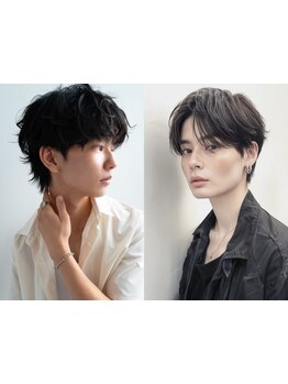 ON・OFFどちらも対応できるスタイルをご提案。［メンズカット/メンズパーマ/メンズ/眉毛カット/烏丸］