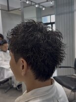 フィフス 渋谷(fifth) 渋谷スパイキーパーマ大人ツイストビジネスルーズショート短髪