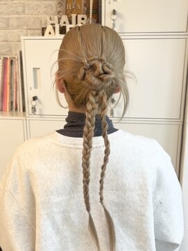 ヘアー アレス(hair ales) カチモリ タイトアレンジ お呼ばれヘアー