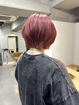 レックス 中野(rex) ブリーチカラー/チェリーレッド