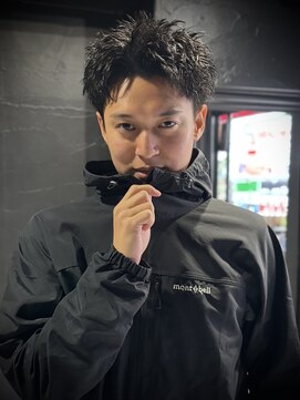 アウル 心斎橋(owl) 【刈り上げスパイキーショート】短髪/ピンパーマ/men's