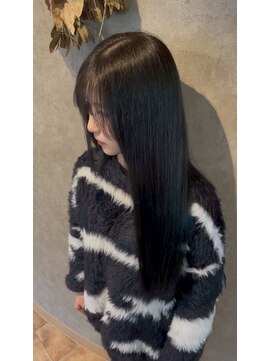 パーミル ヘア クマモト(permille ‰ hair Kumamoto) 韓国風×ブルーブラック