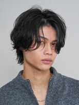 バイフィフス 原宿/表参道(by fifth) 原宿ニュアンスパーマメンズカットセンターパートウルフ