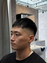 メグロバーバーショップロッポンギ 目黒六(MEGURO BARBER SHOP 6PPONGI) クロップフェード/フレンチクロップ