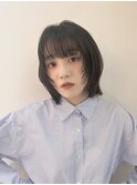 ミルクティーベージュ/レイヤーボブ/韓国巻き/顔周りカット/大宮