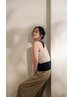 【学割U24平日のみ☆森川限定】透明感カラー+超音波トリートメント¥4980