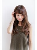 ワンサイドゆるカールロング