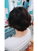 スタイリング簡単ショートパーマ/20代/30代/40代/50代/倉敷/南町