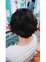 アラワラブルー(arrawarra blue)&nbsp;スタイリング簡単ショートパーマ/20代/30代/40代/50代/倉敷/南町